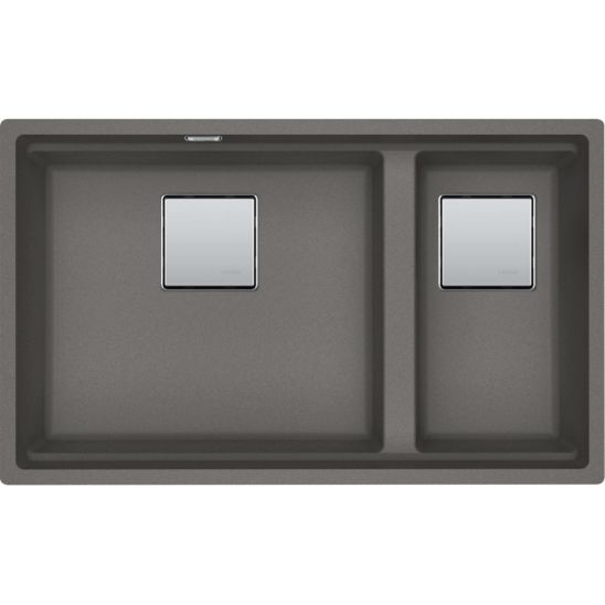 Set chiuvetă din granit Franke Kanon 125.0749.678, baterie bucătărie Franke Lina 115.0626.057