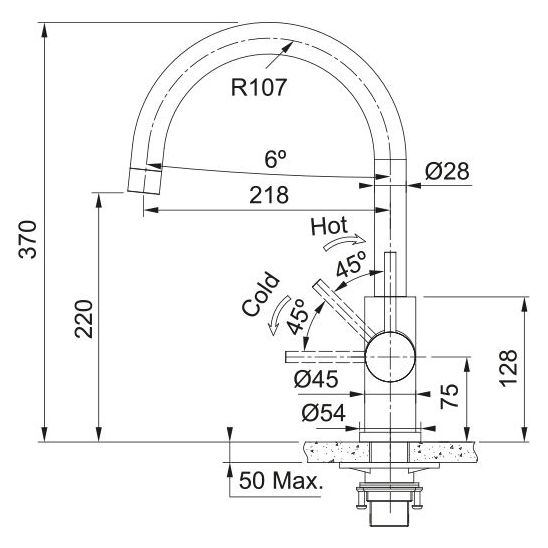 Set chiuveta din otel Franke Smart SRX 127.0720.295, baterie bucătărie Franke Smart Glenda 115.0747.473