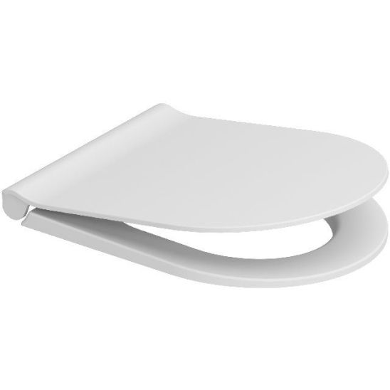 Set vas WC Ceramica Dolomite Mirto Round D474901, capac WC Ceramica Dolomite S473301