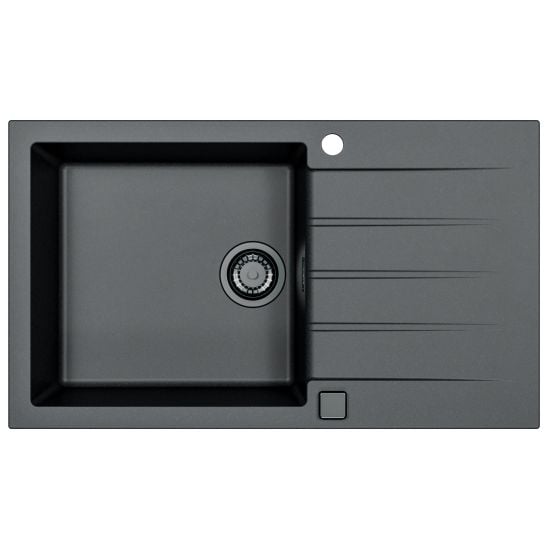 Set chiuvetă din granit Alveus Cadit 1148160, baterie bucătărie Alveus Flexa 1147056
