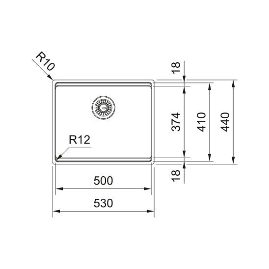 Set chiuveta din otel Franke Box 127.0749.858, baterie bucătărie Franke Eos 115.0590.045