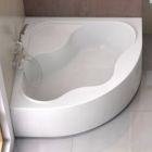 Set cadă de colț Ravak Gentiana CG01000000, sifon pentru cadă Viega Simplex 495121, GPX2240020