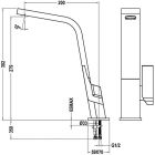 Set chiuveta din otel Teka Flexlinea 115000012, baterie bucătărie Teka Icon 339150200