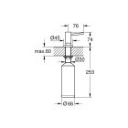 Set baterie bucătărie Grohe Minta 32321DC2, chiuvetă din granit Grohe K700 31654AP0, 40535DC0