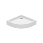 Set cabină de duș Cersanit Arteco S157-001, cădiță de duș semirotundă Cersanit Tako S204-003