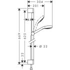 Set baterie de duș Hansgrohe Talis S 72600000, baterie lavoar Hansgrohe Talis S 72020000, 26562400