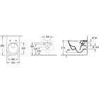 Set set Combi-Pack cu tablă Villeroy & Boch Subway 2.0 5614R2R1, cadru încastrat Villeroy & Boch ViConnect 92246100, 92249061