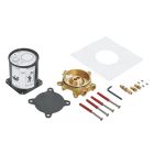 Set baterie cadă-duș Grohe Essence 23491001, element de fixare pe podea Grohe 45984001, 23590001