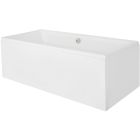 Set cada dreptunghiulară Besco Quadro #WAQ-170-PK, carcasa pentru cadă Besco Quadro #OAQ-170-PK