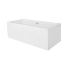 Set cada dreptunghiulară Besco Quadro #WAQ-180-PK, carcasa pentru cadă Besco Quadro #OAQ-180-PK
