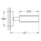 Set perie de toaletă Grohe Essentials 40374A01, suport pentru hârtie igienică Grohe Essentials 40367A01, 40369A01, 40365A01, 40394A01, 40364A01