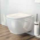 Set vas WC Oltens Vernal 42502000, cadru încastrat Tece Base 9400407, 45104000, 9.240.400