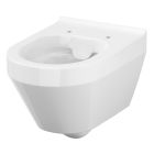 Set vas WC Cersanit Crea K114-015, capac WC Cersanit Crea K98-0177