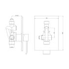 Set cap de duș Kohlman R35, baterie de duș Kohlman Axis QW220N, WN