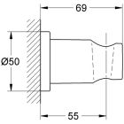 Set cap de duș cu braț Grohe Rainshower 26066A00, baterie cadă-duș Grohe Grohtherm SmartControl 29119A00, 26574A00, 27057A00, 35600000, 27074A00, 28362A00