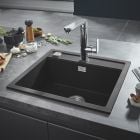 Set baterie bucătărie Grohe Zedra 32294002, chiuvetă din granit Grohe K700 31651AP0