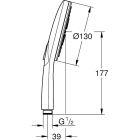 Set cap de duș cu braț Grohe Rainshower 26066GN0, baterie cadă-duș Grohe Grohtherm SmartControl 29119GN0, 26574GN0, 27057GN0, 35600000, 27074GN0, 28362GL0