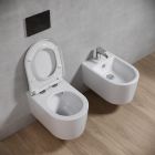 Set vas WC Cersanit Inverto K671-001, cadru încastrat Cersanit Tech Line Opti K97-492, K98-0187, K97-497