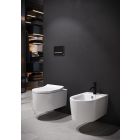 Set vas WC Cersanit Inverto K671-001, cadru încastrat Cersanit Tech Line Opti K97-492, K98-0187, K97-497
