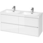 Set dulap Cersanit Crea S931-001, lavoar Cersanit Crea K673-006