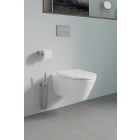 Set vas WC cu capac soft-close Duravit D-Neo 45770900A1, cadru încastrat Duravit DuraSystem WD1029000000, WD5009011000