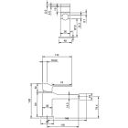 Set set de duș Omnires Slide SYSSL12GR, baterie lavoar Omnires Slide SL7715GR, SL7720GR