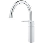 Set chiuvetă din granit Grohe K700 31654AP0, baterie bucătărie Grohe Start 30469000