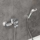 Set baterie cadă-duș Hansgrohe Vernis Blend 71440000, set de duș Hansgrohe Activera Select S 28052000