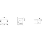 Set baterie bucătărie Blanco Catris-S 525793, chiuvetă din granit Blanco Subline 500-U 526340