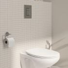Set vas WC cu capac soft-close Grohe Start Edge 39815000, cadru încastrat cu buton și sigiliu Grohe Solido 39930000