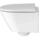 Set vas WC cu capac soft-close Duravit D-Neo 45880900A1, cadru încastrat Duravit DuraSystem WD1011000000, WD5001011000