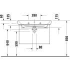 Set dulap Duravit No. 1 N14283018180000, lavoar Duravit No. 1 23758000002