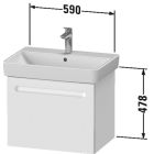 Set dulap Duravit No. 1 N14282018180000, lavoar Duravit No. 1 23756500002