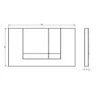 Set set Combi-Pack cu tablă Villeroy & Boch O.Novo 5660HR01, cadru încastrat Villeroy & Boch ViConnect 92214200, 92214368