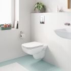 Set vas WC cu capac soft-close Grohe Start Edge 39815000, cadru încastrat cu buton și sigiliu Grohe Solido 39930000