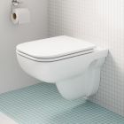 Set vas WC cu capac soft-close Grohe Start Edge 39815000, cadru ascuns cu buton de acționare Grohe Solido 38811KF0