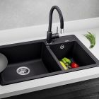 Set chiuvetă din granit Blanco Legra 8 526223, baterie bucătărie Blanco Mida 517742