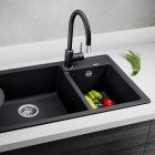 Set chiuvetă din granit Blanco Legra 8 526224, baterie bucătărie Blanco Mida 517742