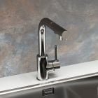 Set chiuvetă din granit Oltens Gravan 72100300, baterie bucătărie Oltens Myvat 35205100