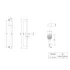Set baterie de duș Villeroy & Boch Universal Taps & Fittings TVS000017000K5, set de duș Villeroy & Boch Verve Showers TVS109007000K5