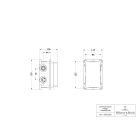 Set baterie cadă-duș Villeroy & Boch Universal Taps & Fittings TVD00065300064, cap de duș Villeroy & Boch Universal Showers TVC00000100064, TVD00065100000, TVS10900600064, TVC00045800064, TVC00045351064, TVC00045600064, TVC00003500064