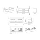 Set dulap Oltens Vernal 60019000, lavoar Oltens Vernal 41209000