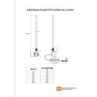 Set încălzitor electric Luxrad Nobile Elektro NOB870500S040ERG, incalzitor electric Luxrad GLX GLX300CZ