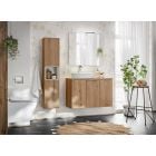 Set dulap Comad Nova Oak NOVA OAK A 82-60-2D, blat Comad Nova Black NOVA BLACK B 89-60