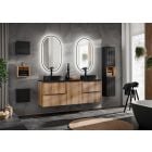 Set dulap Comad Nova Oak NOVA OAK A 82-60-2S, blat Comad Nova Oak NOVA OAK A 89-60