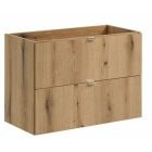 Set dulap Comad Nova Oak NOVA OAK A 82-80-2S, blat Comad Nova Black NOVA BLACK B 89-80