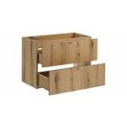 Set dulap Comad Nova Oak NOVA OAK A 82-80-2S, blat Comad Nova Black NOVA BLACK B 89-80