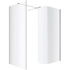 Set perete cabină de duș walk-in Excellent Vidoq KAEX.1507.930.LP.CR, perete cabină de duș walk-in Excellent Vidoq KAEX.1506.900.LP.CR