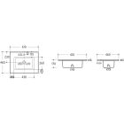 Set dulap Comad Adel Cashmere ADEL CASHMERE 82-60-2S, lavoar Comad Sky SKY 60/DP-8099