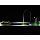 Set baterie bucătărie Franke Icon Semi-Pro 115.0690.598, dozator de lichid Franke Active SM 119.0547.906